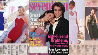 Sequins and Off-the-Shoulder Sleeves: All the Hottest Prom Looks of 1994, According to <i>Seventeen </i>